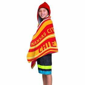 NFL Chiefs - Juvy Hooded Towel, 22"X51"