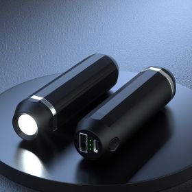 Hand Warmers Powerbank 2 Pack,  Electric Heat For Camping Hiking Hunting Golf Heater Reusable Portable Pocket Heater With Split Magnetic And Flas (Option: Black)